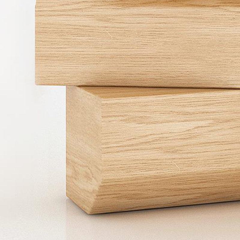 Grande table basse en bois massif