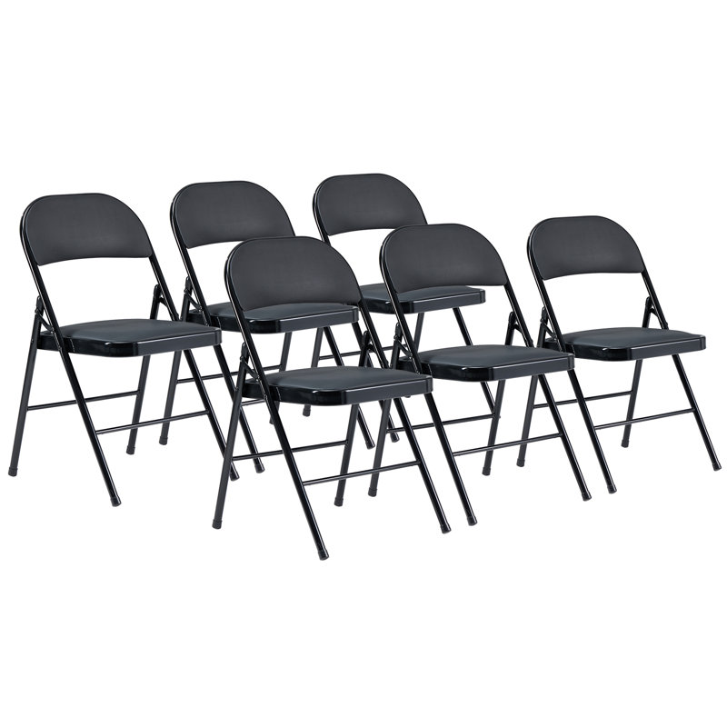 Chaise pliante rembourrée en plastique
