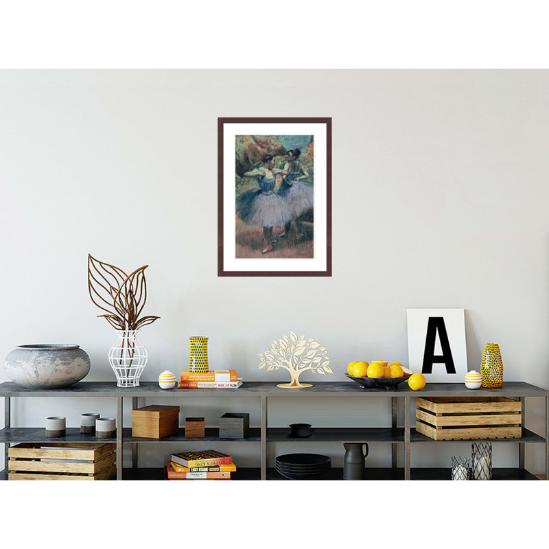 «Dancers in Violet» par Edgar Degas, impression giclée encadrée, H 29,5 po x l 21,12 po