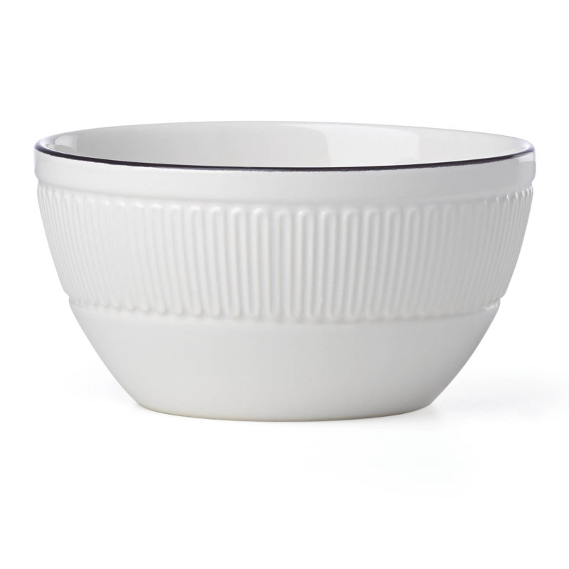 York Avenue Ironstone Fruit Bowl