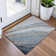 Machine Washable Indoor/Outdoor Xhevrie Blue Rug