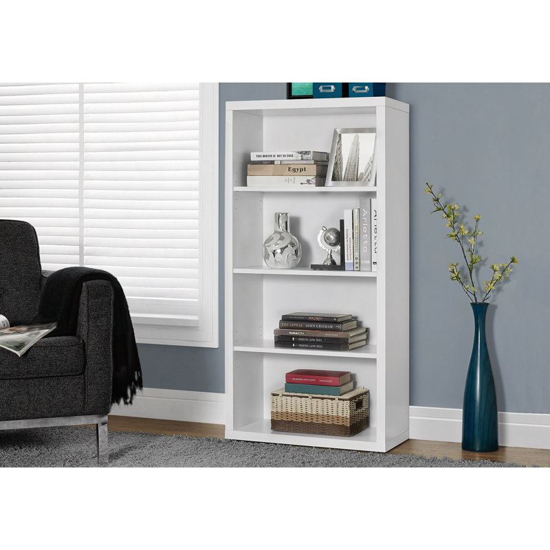 Bibliothèque, bibliothèque, étagère, 5 niveaux, H 48 po, bureau, chambre à coucher