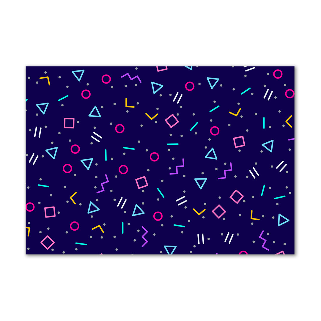 Geometric Background - Wrapped Canvas Print