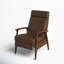 Fauteuil inclinable manuel standard en similicuir de 25,7 po de largeur Amidala-2083738519