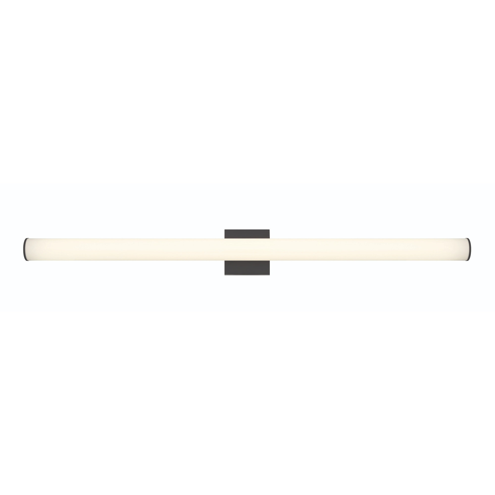 Stepridge Round 27W Vanity Light, Matte Black, 2.5'' H x 48'' W x 2.5'' D