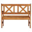 Bradon Solid Wood Pine Outdoor Bench-38420799-49501984