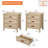 Ashae 3 Drawer  End table