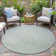 Machine Washable Indoor/Outdoor Xhevrie Aloe Rug