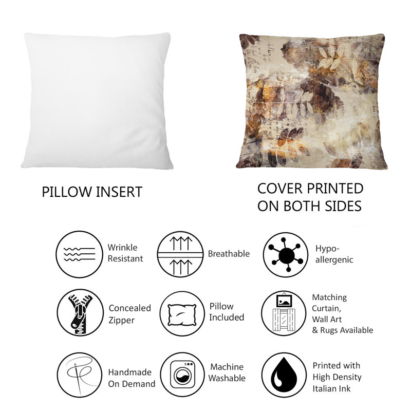 Abstract Throw Pillow