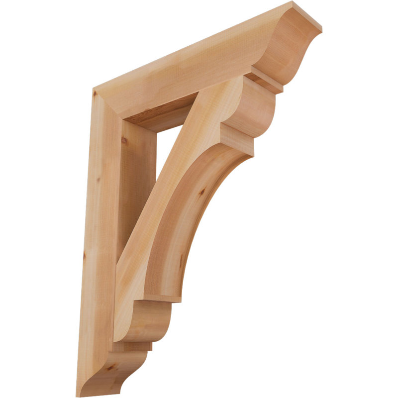 Support olympique traditionnel, H 38 po x l 5,5 po x P 30 po, Cèdre rouge de l'Ouest (lisse)