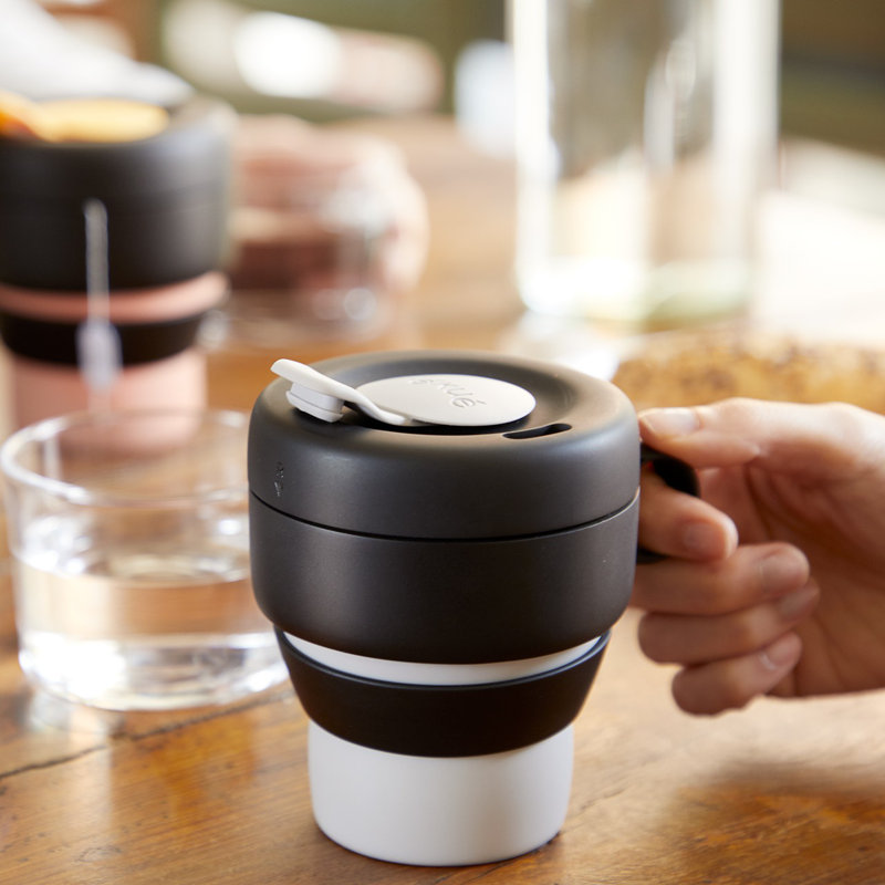 Tasse à emporter Lékué, Gris