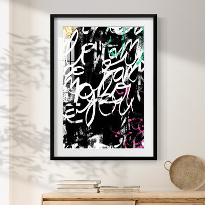 Graffiti Scribe II -Framed Print