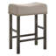 Tabouret de comptoir rembourré Haigh -561035041