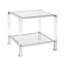 Clare Glass End Table