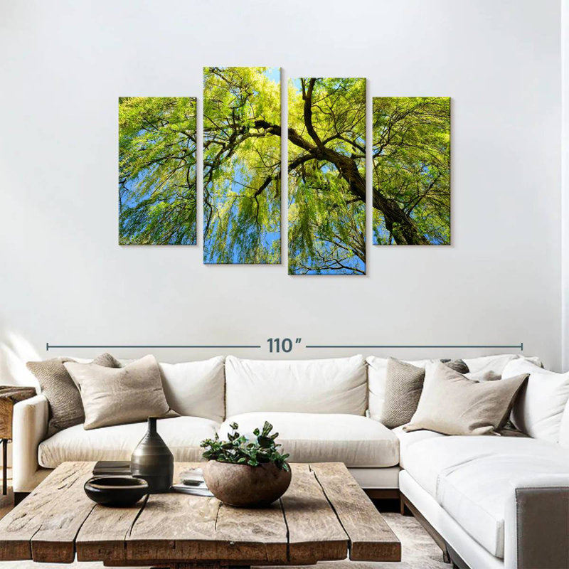 Harnek Under A Weeping Willow Tree, 48" H x 75" W