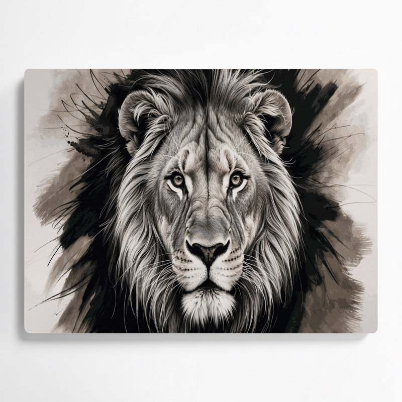 Art mural en métal «Big Cats», H 11 po x l 14 po