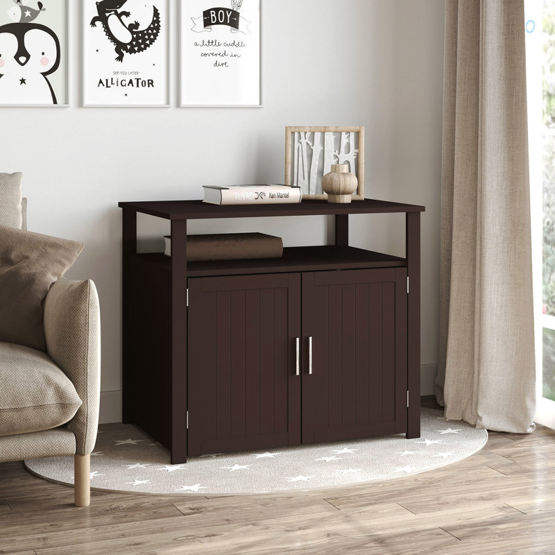 Enceinte de litière avec pelle, Gris