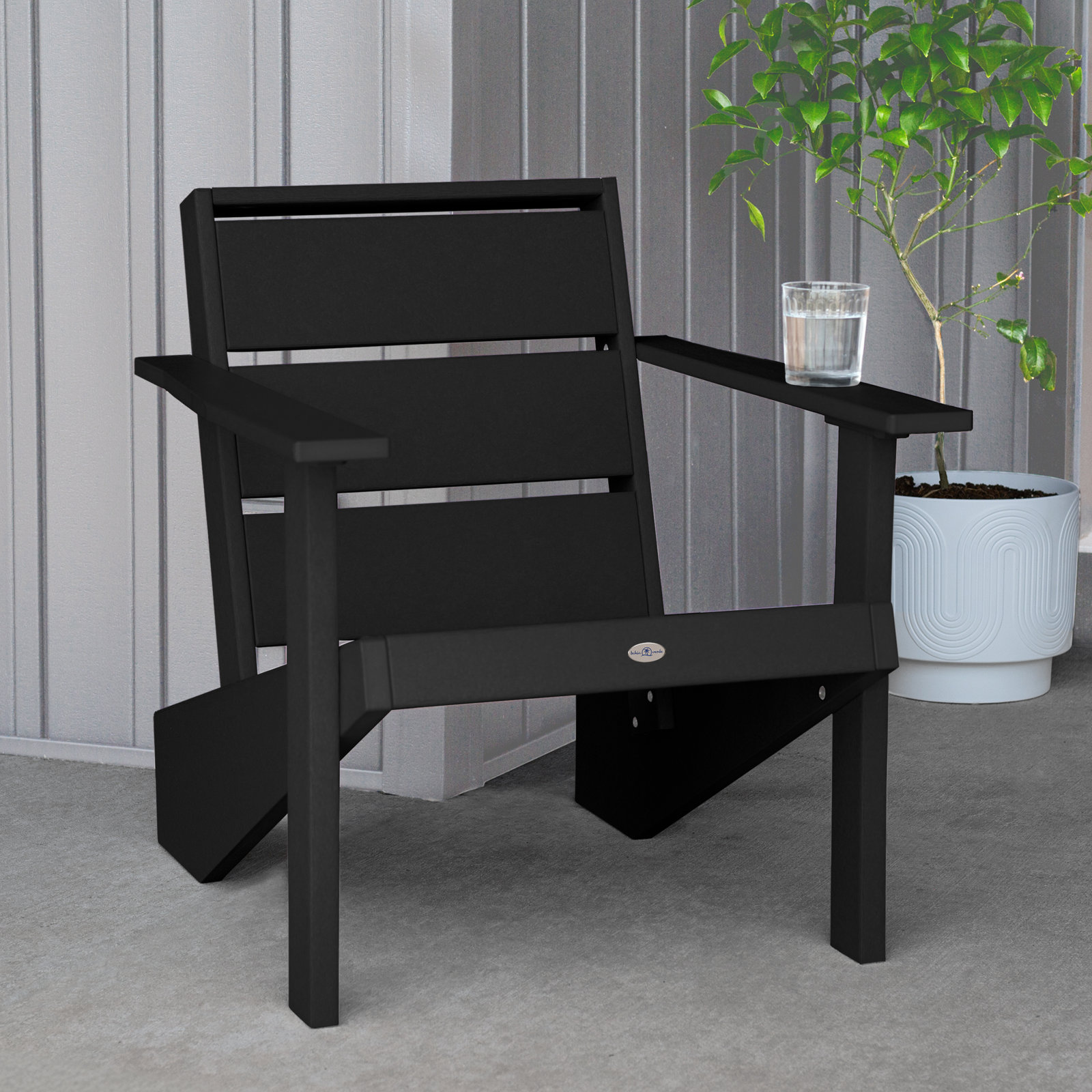 Adirondack Chair, Black Sand