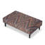 Jeffress 80cm Wide Velvet Rectangle Tartan Cocktail Ottoman