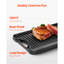 Plaque de cuisson rectangulaire réversible en fonte pour barbecue-111170520