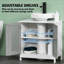 Armoire de rangement robuste pour salle de bain