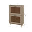 2 étagères à chaussures pour le hall d'entrée - Organisateur de rangement spacieux et stable avec un design facile d'accès pouvant contenir jusqu'à 12 paires, bois d'ingénierie gris antique, profondeur 23,52 po, largeur 9,48 po, hauteur 35,11 po, poids 34,92 lb