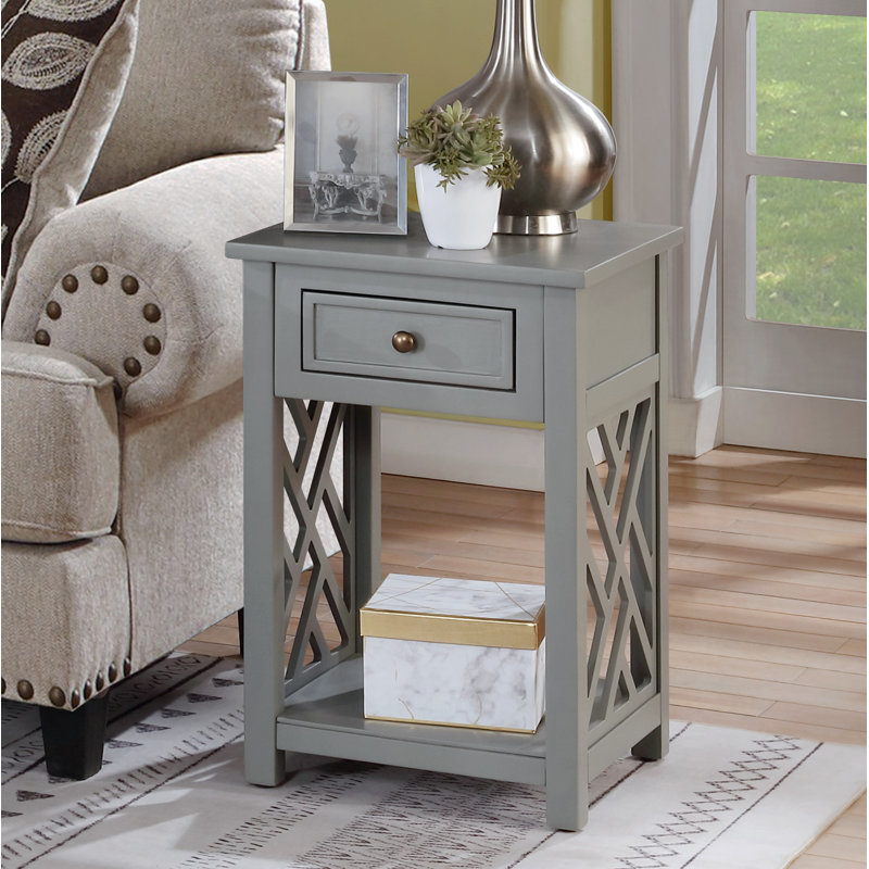 Coventry 36" Coffee End Table, Gray, Gray
