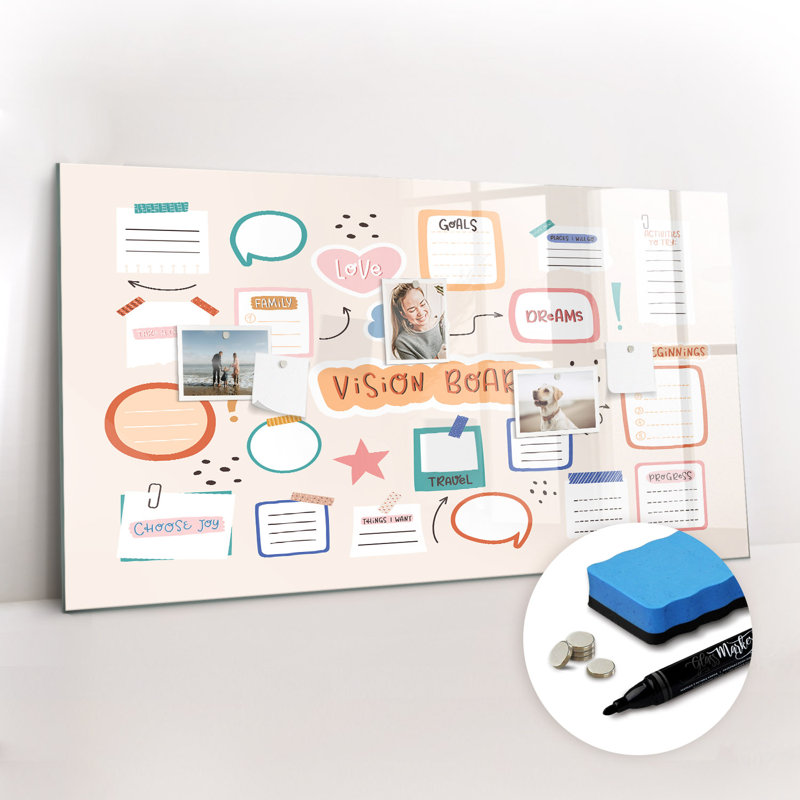 Magnetic Glass Dry Erase Board