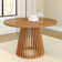 47 in Solid Wood Round Dining Table