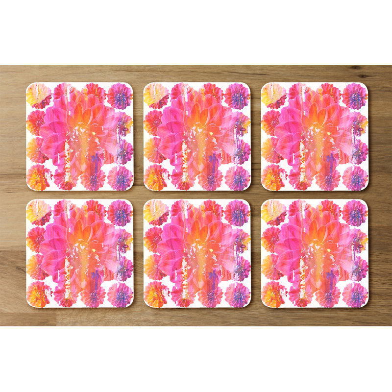 Square 6 Piece Coaster Set