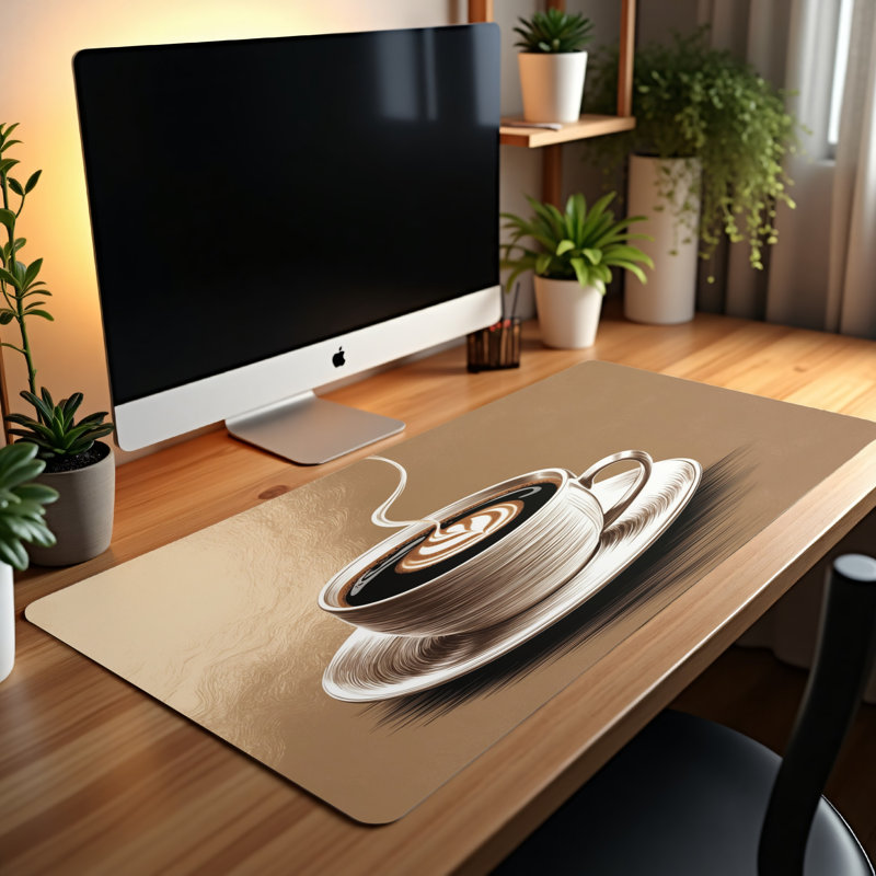 Polyester Desk Pad, 31.5x15.5