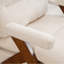 Chaise d'appoint rembourrée de style Mid-Century avec pieds en bois massif-1640241562