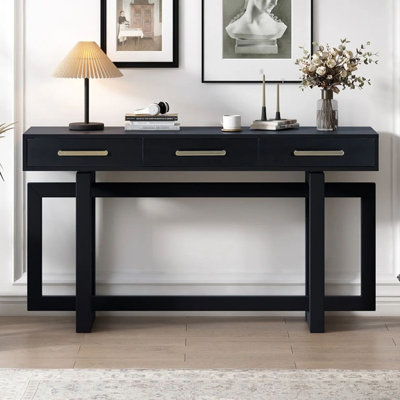 Console légère en bois de style luxueux