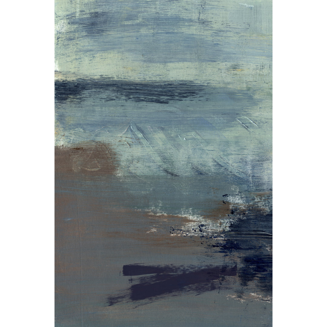 Morning Lake Mist I - Wrapped Canvas Painting