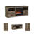 Dazya TV Stand Fireplace for TVs up to 60" Fireplace