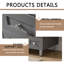 Ensemble de meuble-lavabo simple 24 po Ebony