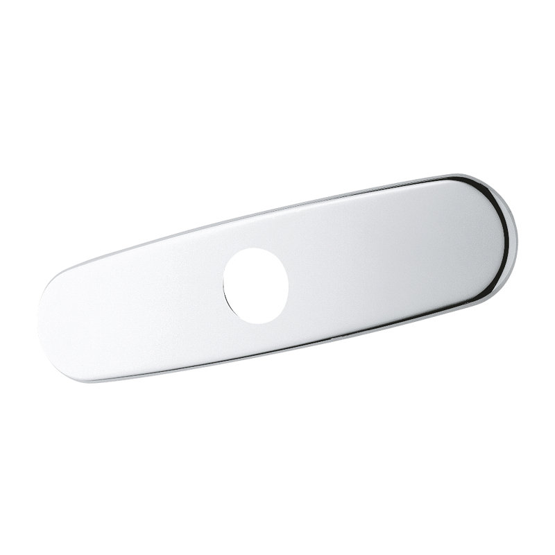 Universal (Grohe) 10" Escutcheon Plate, StarLight Chrome