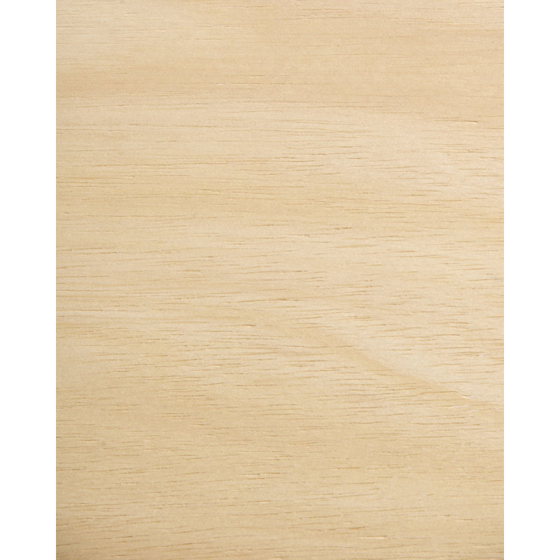 47cm H Fabric Upholstered Full Back Side Chair, Natural Wood, Beige