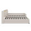 Grand lit pour grand-mère et enfant grand rembourré avec système de rangement hydraulique, tiroir, tablette, prises et ports USB Grandid-2048756231