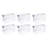 Sterilite Plastic Storage Containers with Latching Lids, Clear