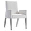 Stratum Upholstered Back Armchair in White