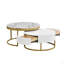 Table basse gigogne moderne avec tiroirs Modern