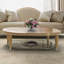 Villa Cherie Oval Cocktail Table - Caramel