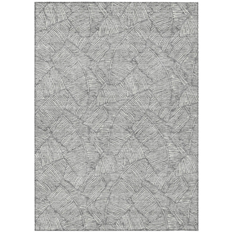 Colwart Flatweave Floral Indoor / Outdoor Rug, Rectangle 2'6" x 3'10"