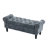 Elisama 49.6" W Chenille Tufted Storage Bench-2067802535