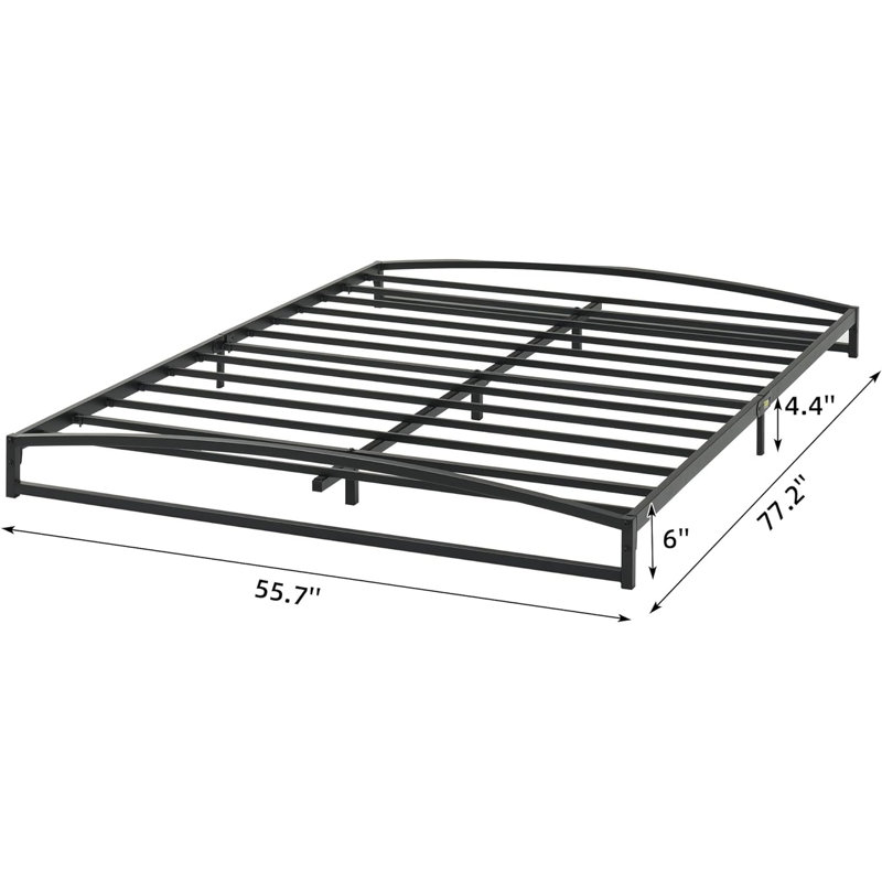 Metal Open-Frame Bed, Full XL