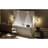 Queen Size Bed With Desk, Led Lights And Charging - White, Space Saving For Study Room, Modern Functionality, Material Lighting Wall Bed, Look, Strong Weight Capacity-1479165572