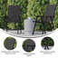 Chaise de patio pliante d'extérieur Hedgesville-86859327