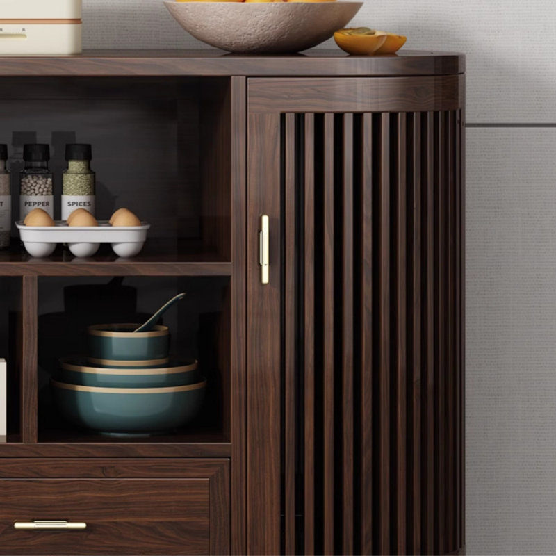 Buffet multifonctionnel en bois massif