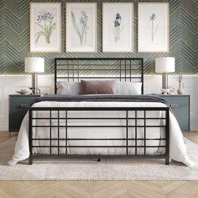 Nazmir Metal Open-Frame Bed